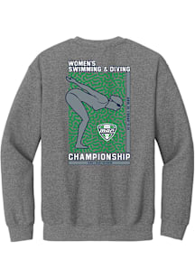 Summit Sportswear MAC Mens Graphite Women's Swim & Dive Championship 2026 Long Sleeve Crew Sweatsh..