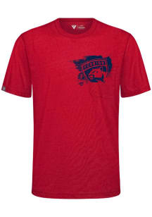 Levelwear Florida Panthers Red Focal Blasted Short Sleeve T Shirt