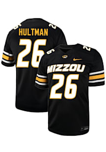 Brady Hultman  Nike Missouri Tigers Black NIL Name And Number Football Jersey