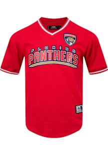 Pro Standard Florida Panthers Red Mesh Short Sleeve T Shirt