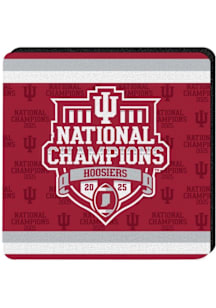 Indiana Hoosiers CFP National Champions 2025 4 Pack Neoprene Coaster - Red