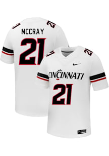 CJ McCray  Nike Cincinnati Bearcats White Football NIL Name And Number Football Jersey