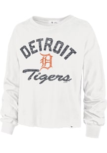 47 Detroit Tigers Womens White Parkway Arch LS Tee