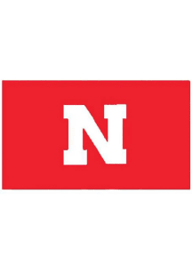 Red Nebraska Cornhuskers 3x5 Red Grommet Silk Screen Grommet Flag