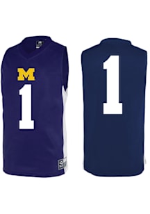 Michigan Wolverines Toddler Navy Blue Team Jersey Basketball Jersey