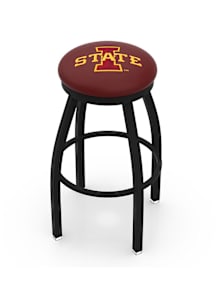 Iowa State Cyclones Black Pub Stool - Black