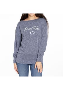 Flying Colors Penn State Nittany Lions Womens Navy Blue Lainey Crew Sweatshirt