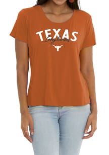 Flying Colors Texas Longhorns Womens Burnt Orange Scarlett Short Sleeve T-Shirt
