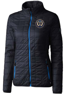 Cutter and Buck Philadelphia Union Womens Navy Blue Rainier PrimaLoft Heavy Weight Jacket
