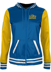Womens Drexel Dragons Navy Blue ProSphere Letterman Light Weight Jacket