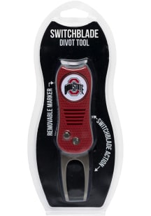 Red Ohio State Buckeyes Switchblade Divot Tool