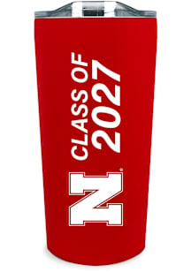 Nebraska Cornhuskers 18oz Class of 2027 Soft Touch Stainless Steel Tumbler - Red