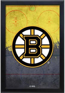 Boston Bruins Snap Frame LED Sign - Black
