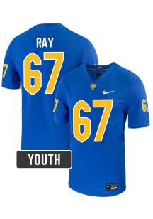 Tai Ray Nike Youth Blue Pitt Panthers NIL Name And Number Football Jersey Jersey