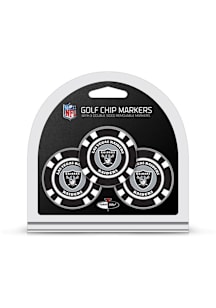 Las Vegas Raiders Poker Chip 3 Pack Golf Ball Marker