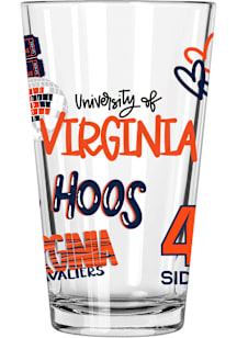 Virginia Cavaliers 16oz Pint Glass - Navy Blue