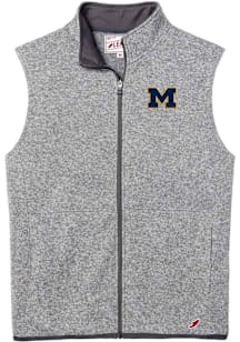 Mens Grey Michigan Wolverines Saranac Vest