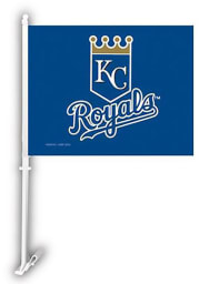 Kansas City Royals 12x14 Blue Polyester Car Flag - Blue