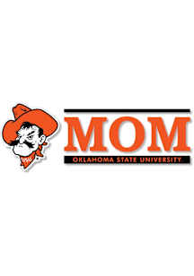 Oklahoma State Cowboys 6x2 Mom Auto Decal - Orange