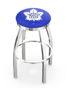 Toronto Maple Leafs Chrome Pub Stool - Silver