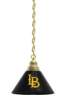 Cal State Long Beach Single Gold Billiard Lamp