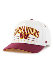 47 Washington Commanders Roscoe Two-Tone Hitch RF Adjustable Hat - White