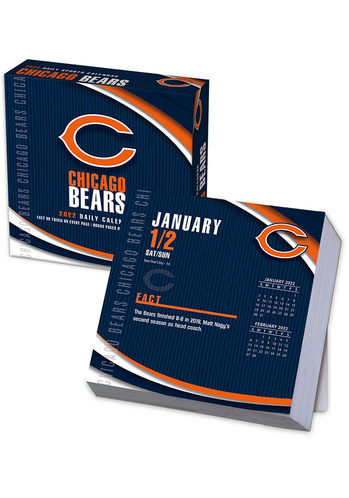 Chicago Bears 2022 Boxed Daily Calendar
