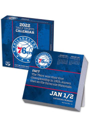 Philadelphia 76ers 2022 Boxed Daily Calendar