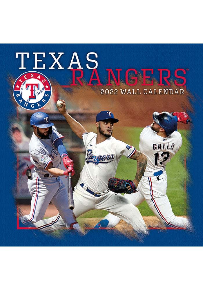 Texas Rangers 2023 12x12 Team Wall Calendar