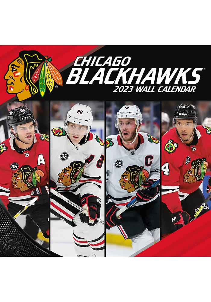 Chicago Blackhawks 12x12 Team 2023 Wall Calendar