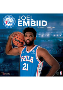 Philadelphia 76ers 12X12 Joel Embiid 2023 Calendar