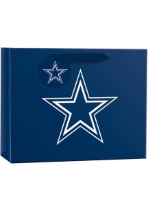 Dallas Cowboys Medium Blue Gift Bag