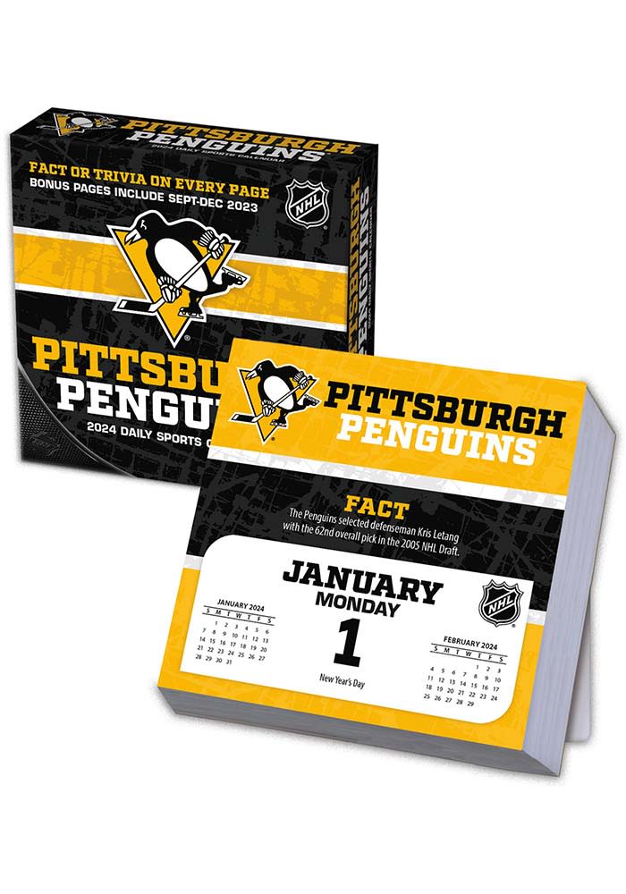 Pittsburgh Penguins 2024 Boxed Dailey Calendar