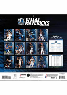 Dallas Mavericks 2024 Team Wall 12x12 Calendar
