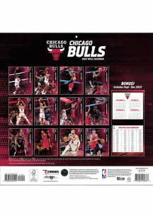 Chicago Bulls 2024 Team Wall 12x12 Calendar