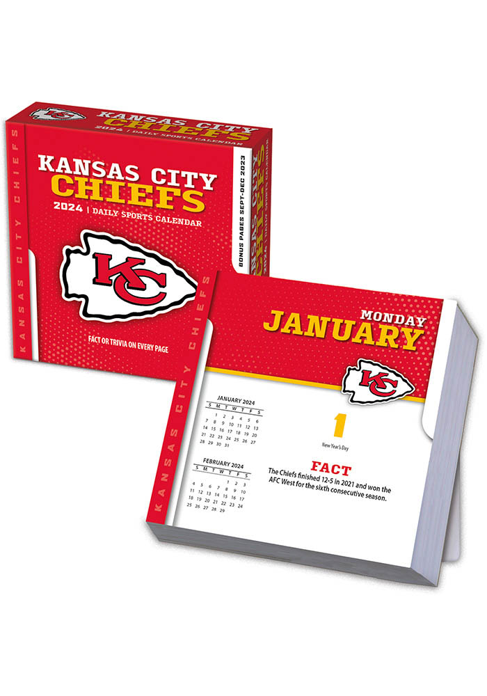 Kansas City Chiefs 2024 Boxed Dailey Calendar