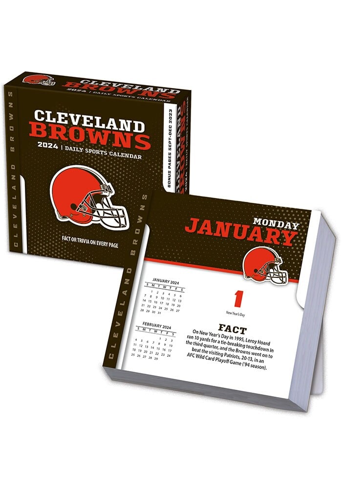 Cleveland Browns 2024 12'' x 12'' Team Wall Calendar