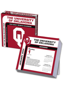 Oklahoma Sooners 2024 Boxed Dailey Calendar