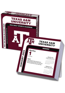 Texas A&amp;M Aggies 2024 Boxed Dailey Calendar