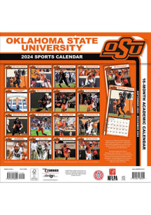 Oklahoma State Cowboys 2024 Team Wall 12x12 Calendar