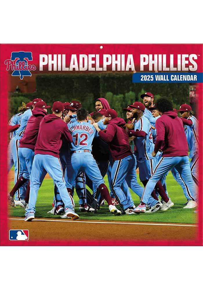Philadelphia Phillies Red 2025 Calendar, 12Month Format Calendar 7130827