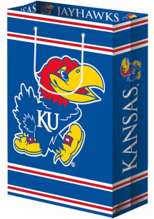 Kansas Jayhawks 9x13 Matte Blue Gift Bag