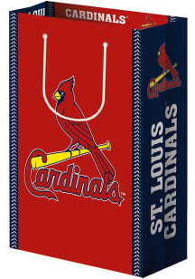 St Louis Cardinals 9x13 Matte Red Gift Bag