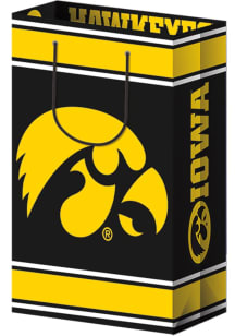 Iowa Hawkeyes 9x13 Matte Yellow Gift Bag