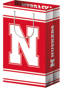 Red Nebraska Cornhuskers 9x13 Matte Gift Bag