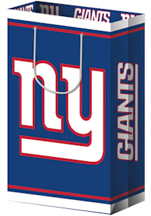 New York Giants 9x13 Matte Blue Gift Bag