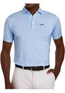 Holderness and Bourne North Carolina Tar Heels Mens Light Blue Norman Short Sleeve Fashion Polo
