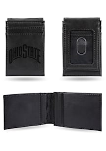 Ohio State Buckeyes Laser Engraved Mens Bifold Wallet