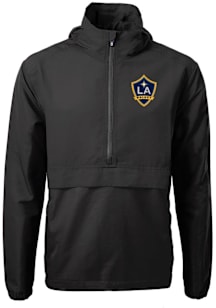 Cutter and Buck LA Galaxy Mens Black Charter Eco Pullover Jackets
