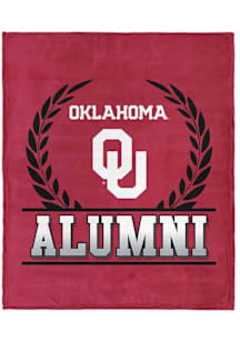 Oklahoma Sooners Alumni Silk Touch Fleece Blanket - Crimson
